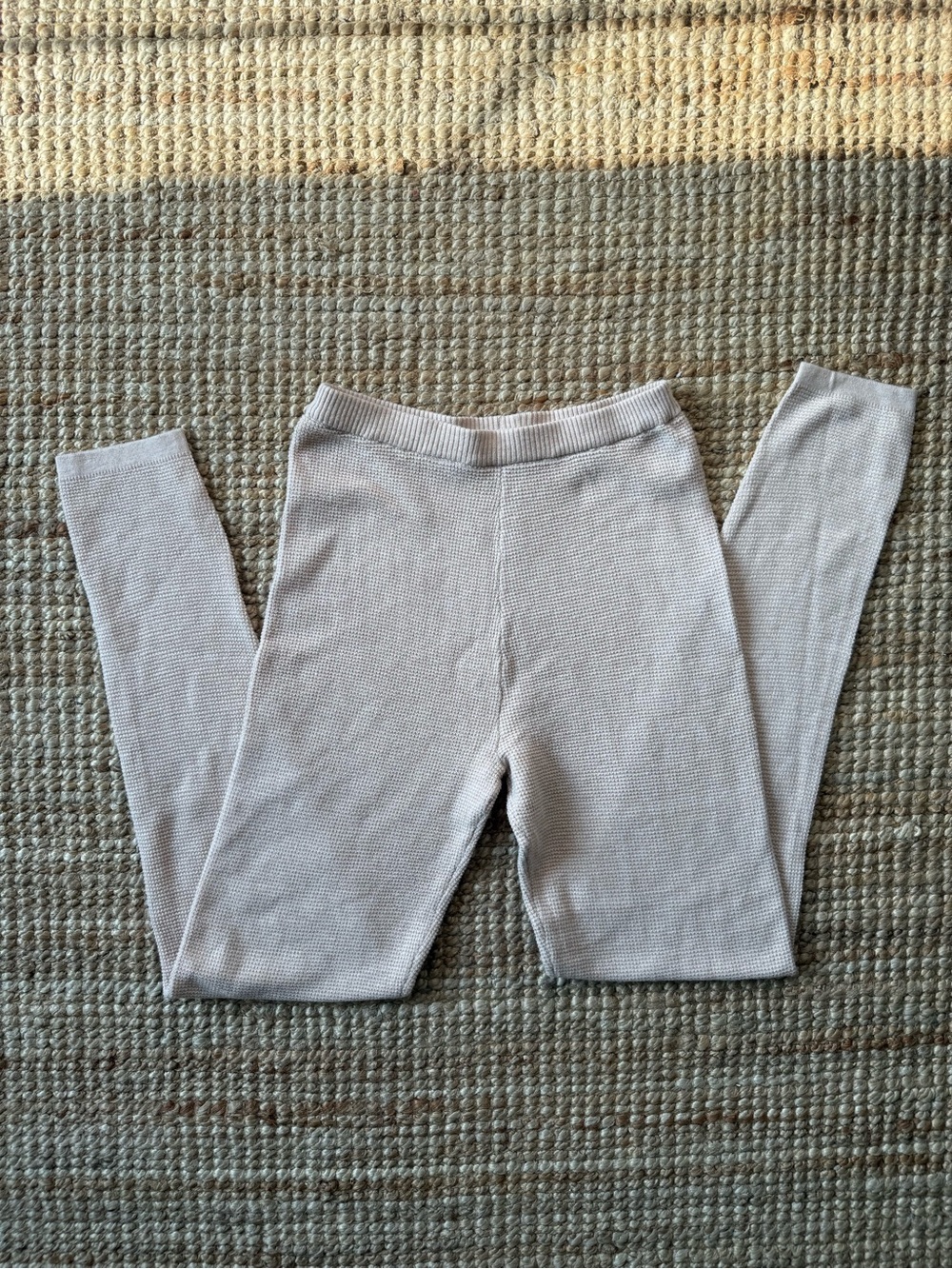 Free People Waffle Knit Thermal Pants — M